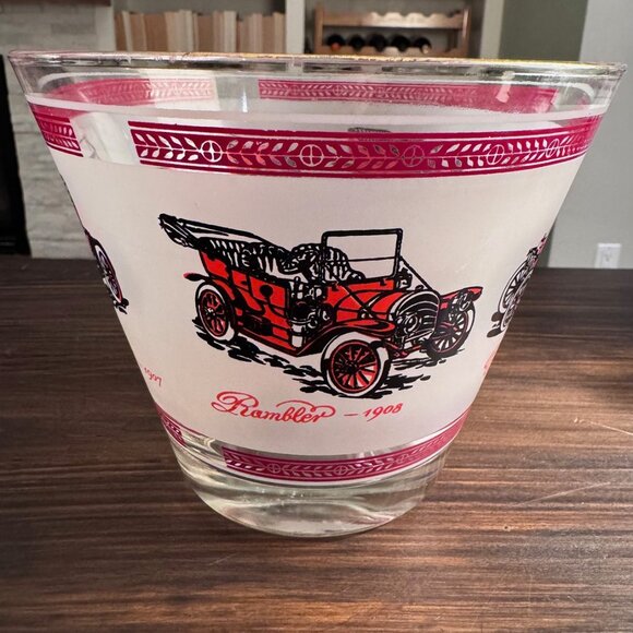 Vintage Hazel Atlas Car Barware Cady MCM - Picture 9 of 9